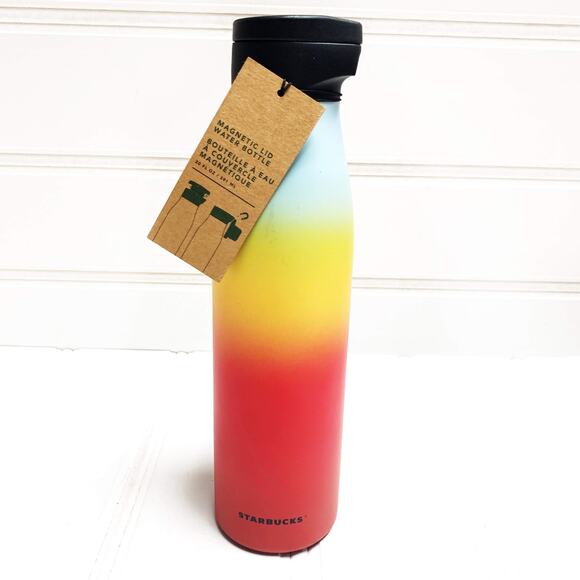 Starbucks Stainless Steel Rainbow Lid Water Bottle - Picture 1 of 11